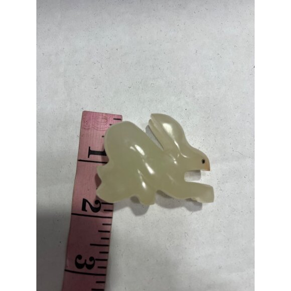 Carved Jade Rabbit Figurine - Picture 6 of 7